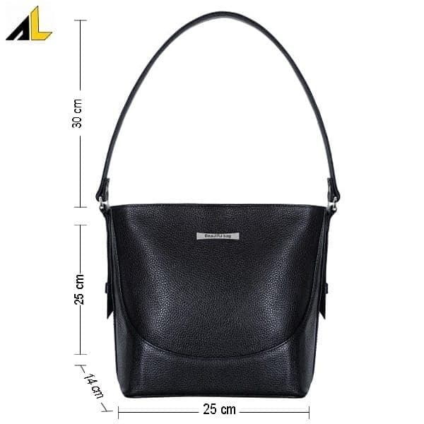 کیف دوشی چرم طبیعی کد ALZ181 — تصویر ۶