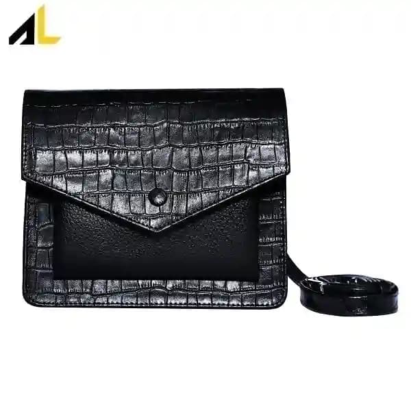 کیف دوشی چرم طبیعی کد ALZ161 — تصویر ۷