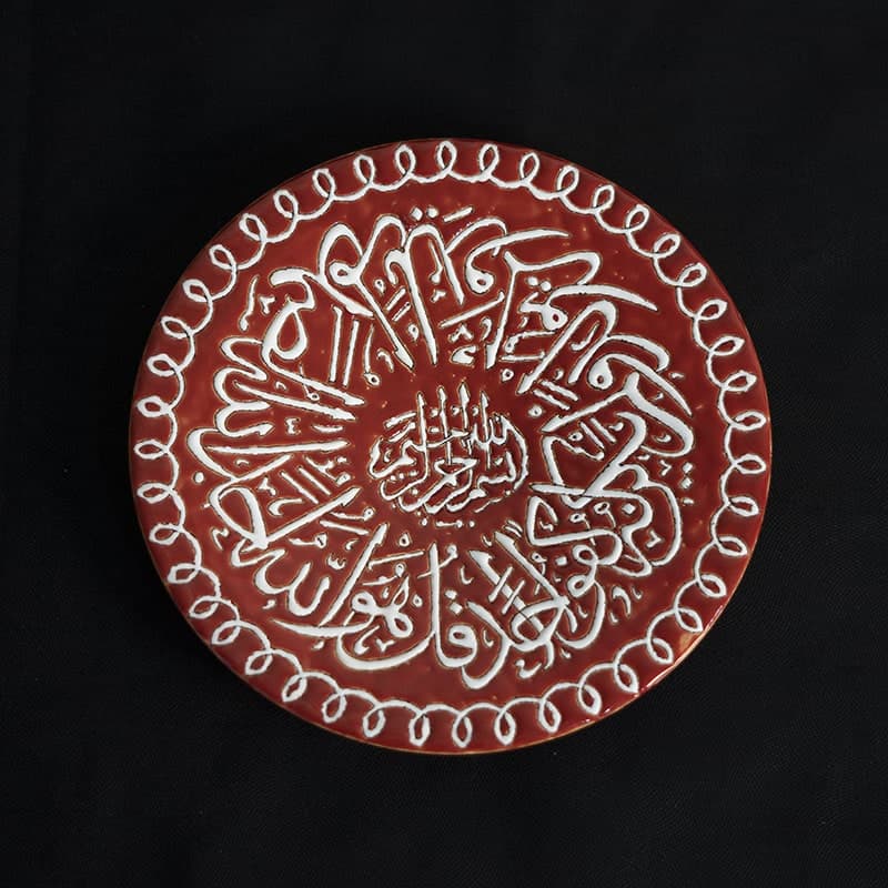 دیوارکوب میناکاری سفالی طرحMB09 — تصویر ۶