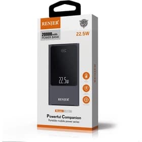 پاوربانک فست شارژ 20000 میلی آمپر رنجر Renjer RJ-P20 22.5W PD QC 3.0