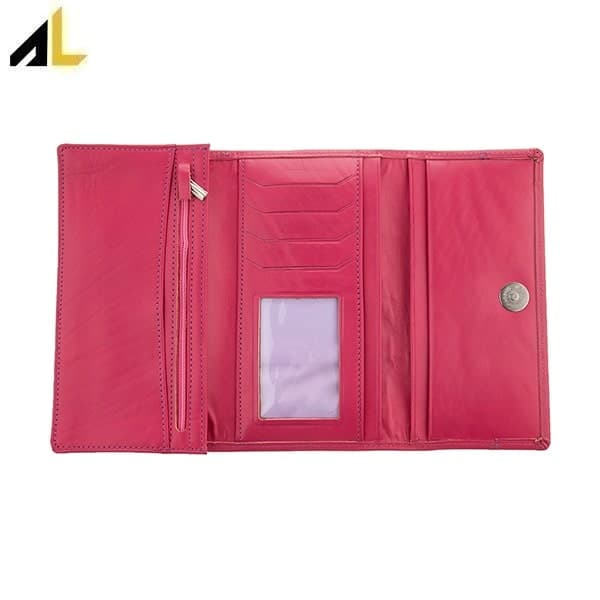 کیف پول چرم طبیعی کد ALZ153 — تصویر ۳