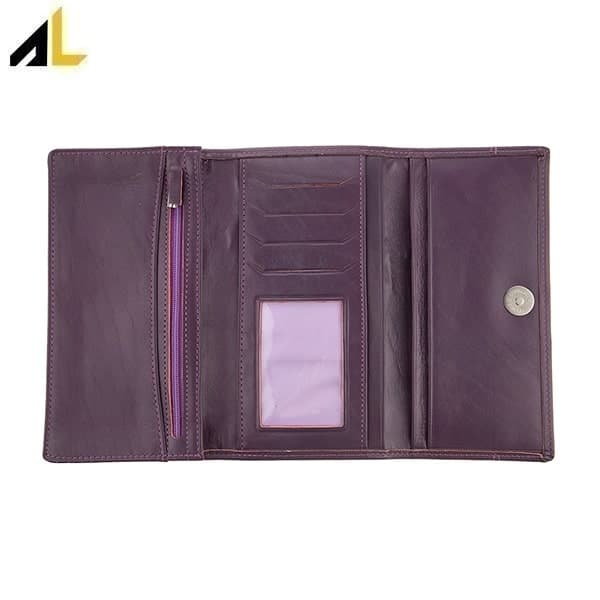 کیف پول چرم طبیعی کد ALZ151 — تصویر ۹