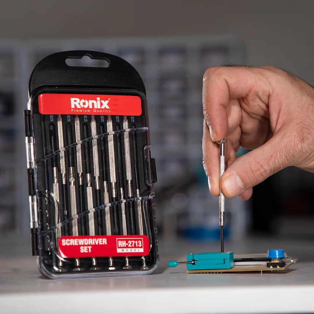 ست 12 عددی پیچ گوشتی ساعتی رونیکس مدل RH-2713 — تصویر ۸