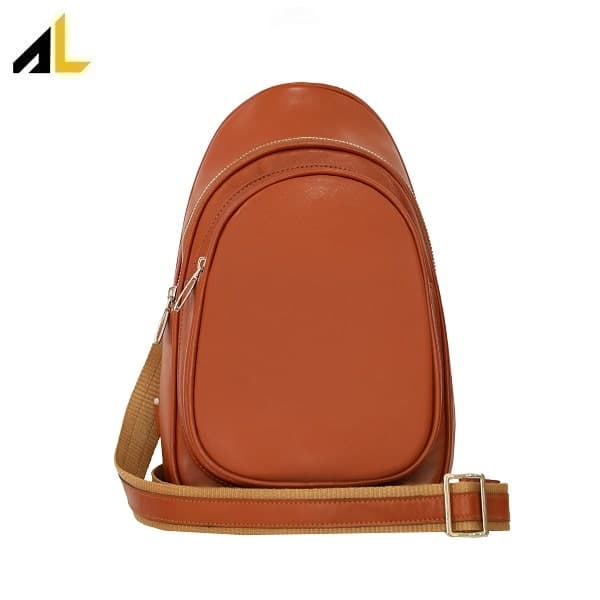 کیف دوشی چرم طبیعی کد ALM169 — تصویر ۸