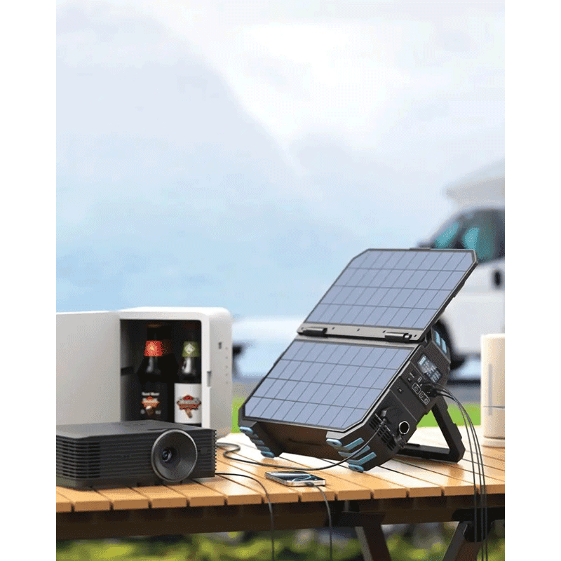 پاور استیشن و ژنراتور برق خورشیدی 1600 وات پاورولوژی Powerology Helio 1600W Portable Solar Power Generator PPBCHA1600BK — تصویر ۱۰
