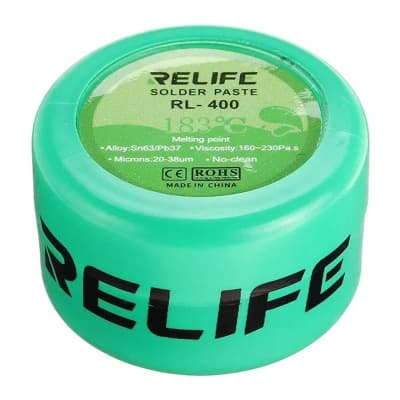 خمیر قلع 183درجه 20 گرمی Relife RL-400 — تصویر ۳