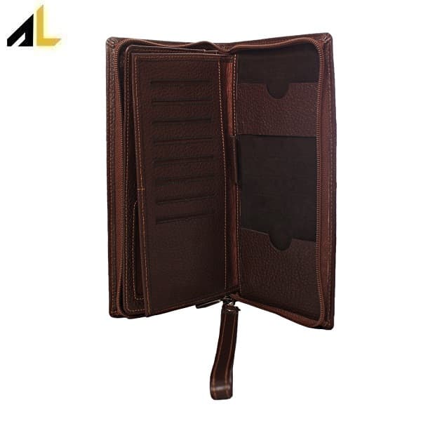 کیف مدارک چرم طبیعی کد ALMZ053 — تصویر ۷