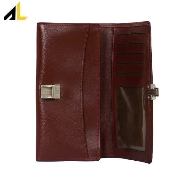 کیف پول چرم طبیعی کد ALZ010 — تصویر ۵