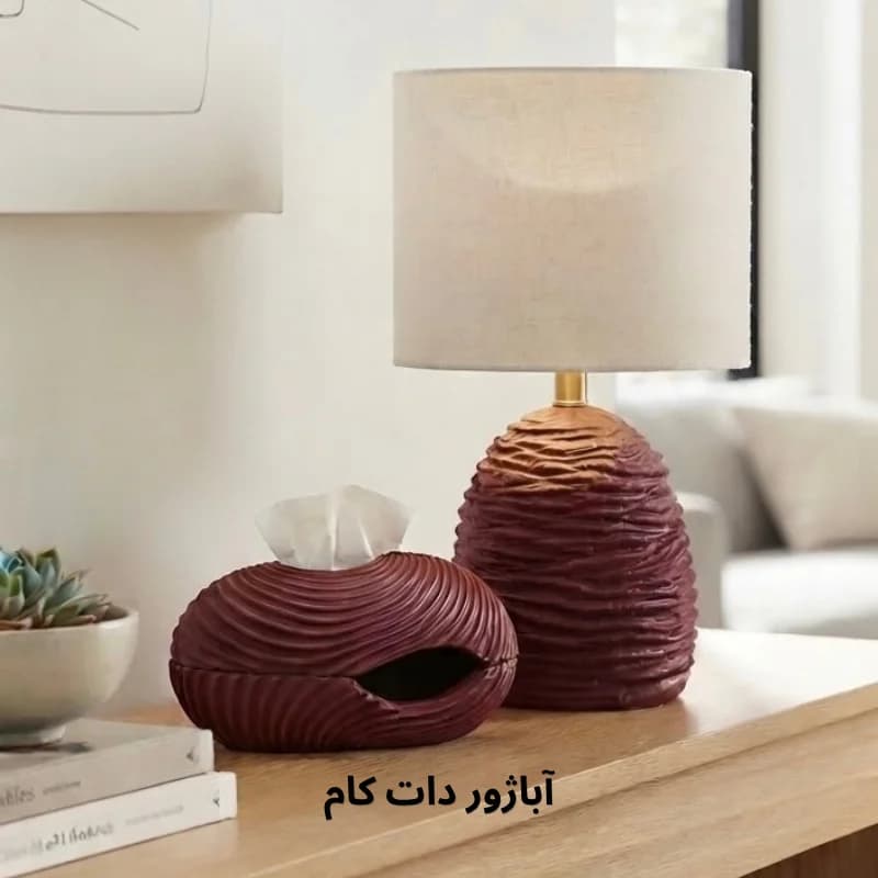 آباژور رومیزی مینیمال با جنس پلی استر کد RD226