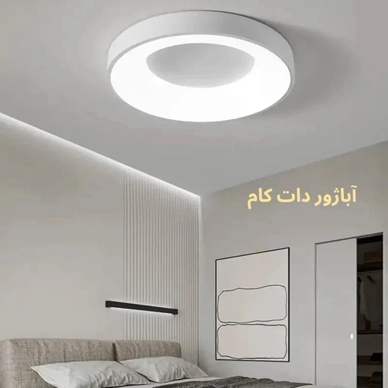 لوستر سقفی حلقه ای 60 سانتی با کنترل کد CM475 — تصویر ۲