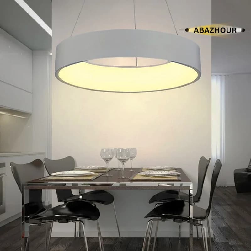 لوستر آویز حلقه ای 60 سانتی LED با کنترل کد CM472 — تصویر ۱۱