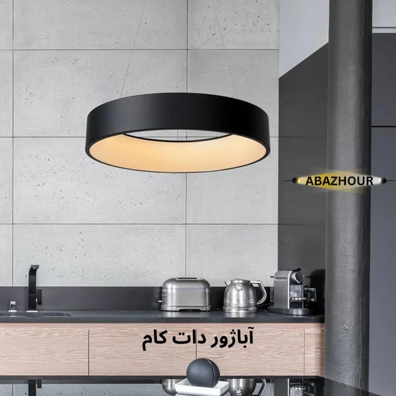 لوستر آویز حلقه ای 60 سانتی LED با کنترل کد CM472 — تصویر ۱۰