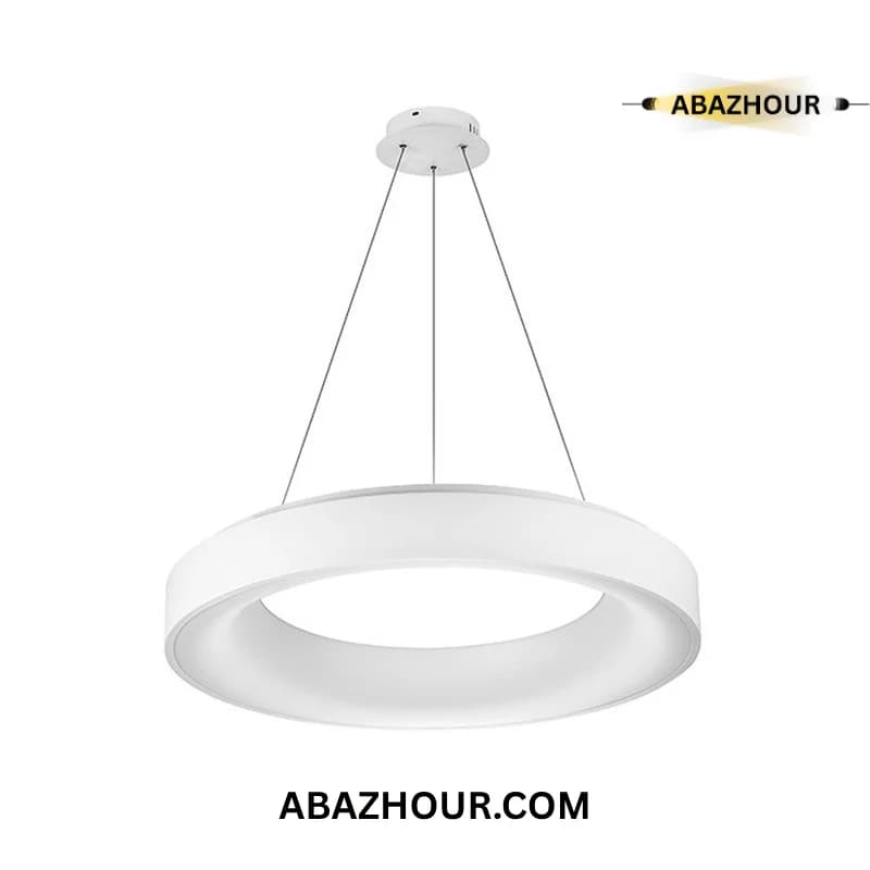لوستر آویز حلقه ای 60 سانتی LED با کنترل کد CM472 — تصویر ۶