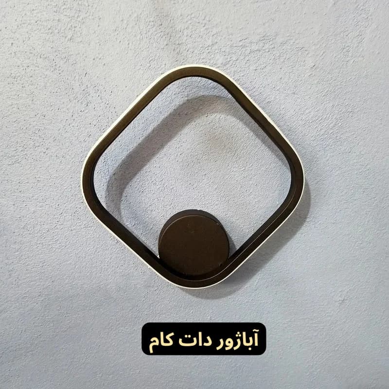 چراغ دیواری مدرن LED مدل مربع با کنترل کد DM216 — تصویر ۲