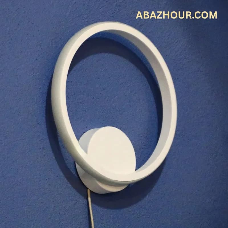 چراغ دیواری مدرن دایره ای LED با ریموت کنترل کد DM213 — تصویر ۷