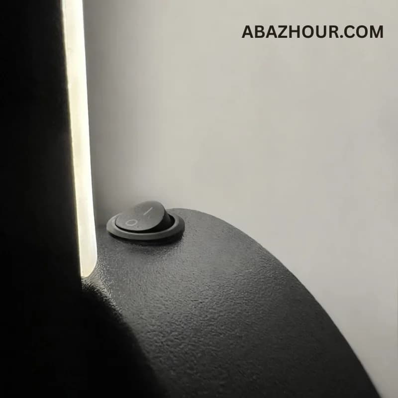 چراغ دیواری شارژی مدرن LED آلومینیومی کد DM212 — تصویر ۷