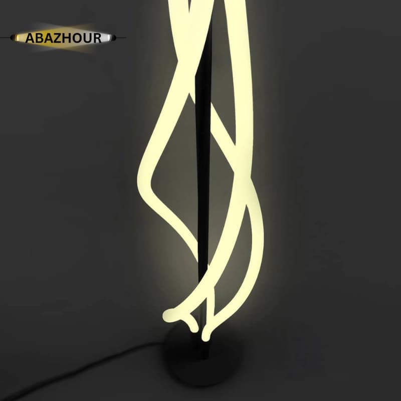 آباژور ایستاده مدرن LED شیک و لوکس کد SM129 — تصویر ۹