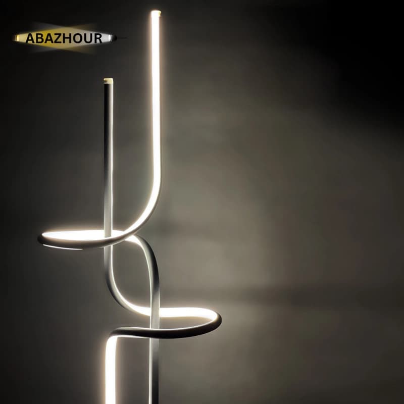 آباژور ایستاده مدرن LED دو تیکه کد SM115 — تصویر ۱۰