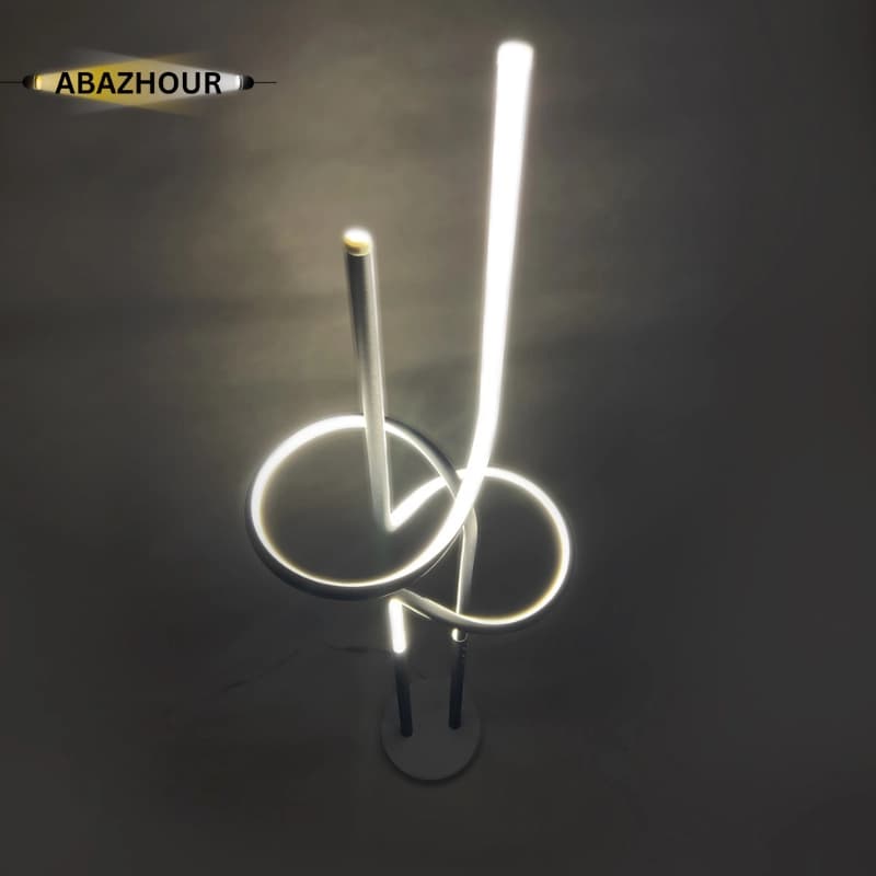 آباژور ایستاده مدرن LED دو تیکه کد SM115 — تصویر ۶