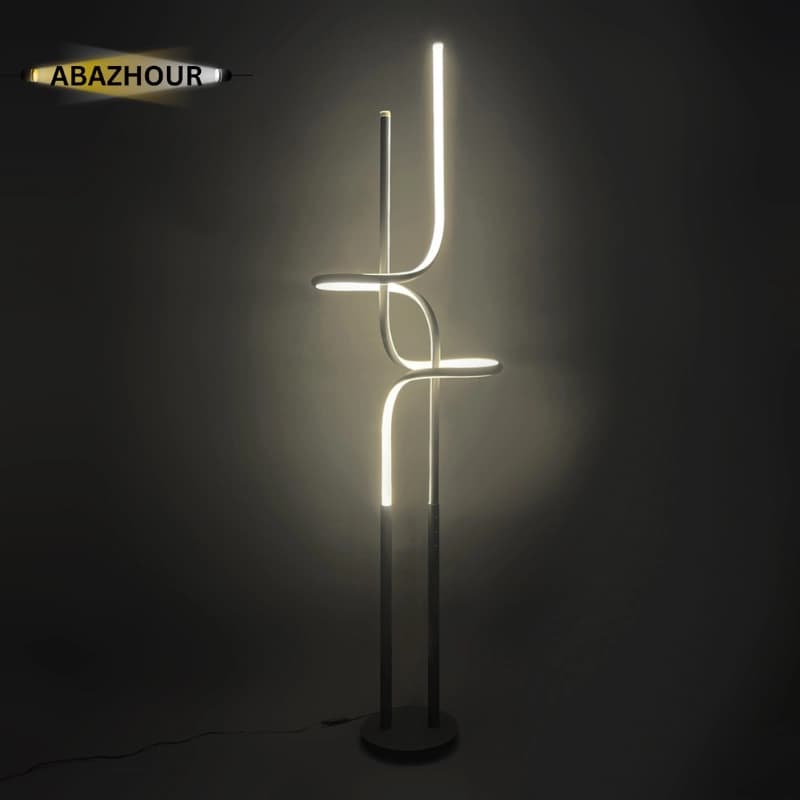 آباژور ایستاده مدرن LED دو تیکه کد SM115