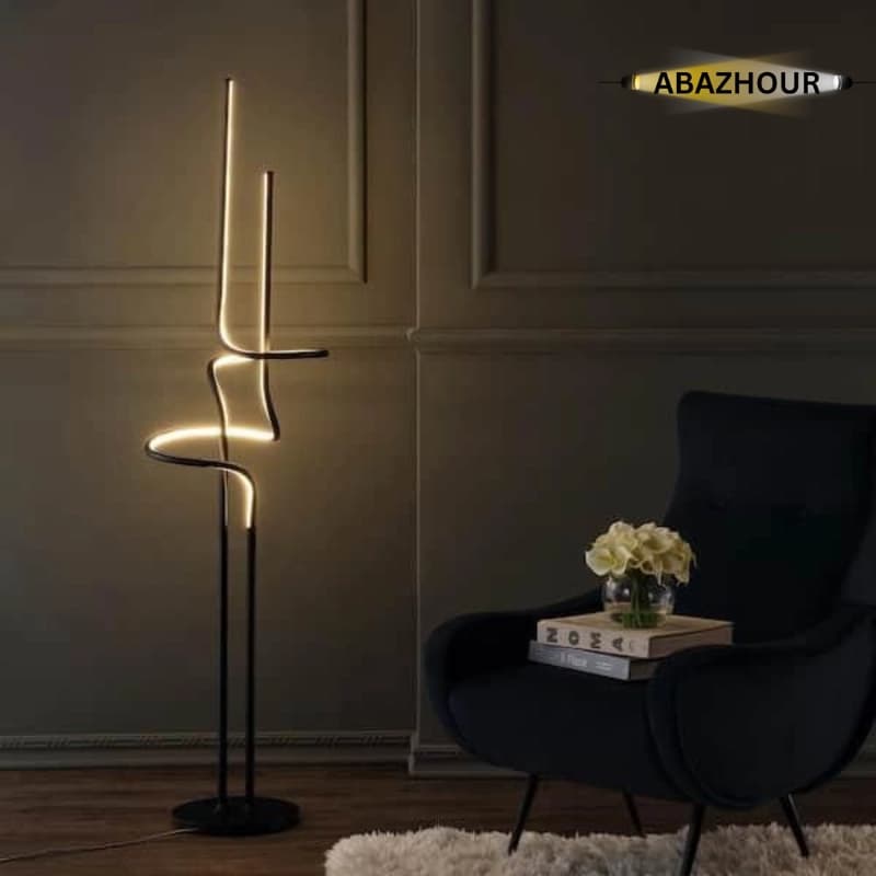 آباژور ایستاده مدرن LED دو تیکه کد SM115 — تصویر ۸