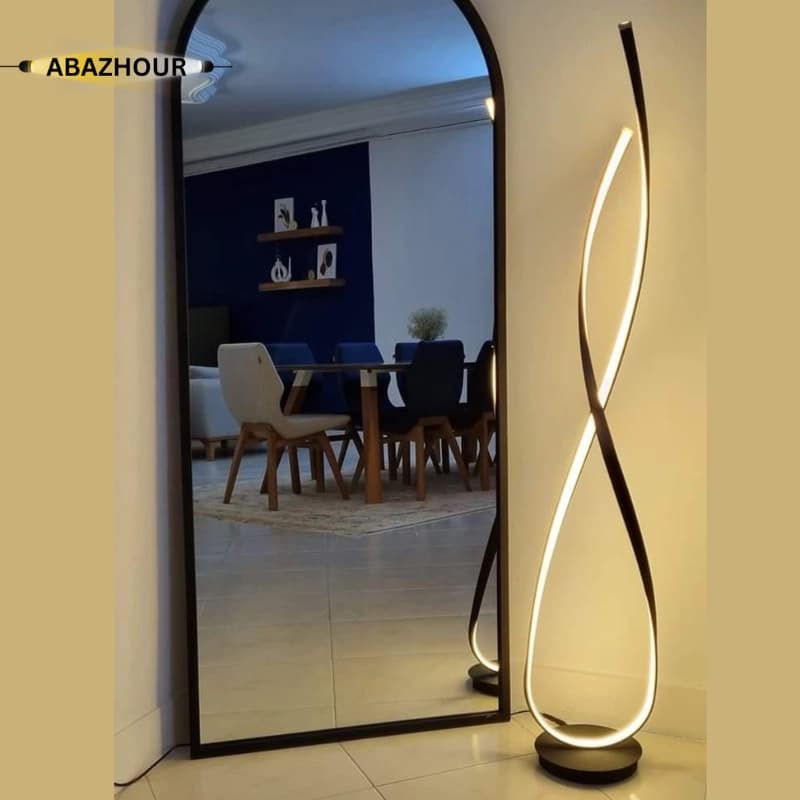 آباژور ایستاده مدرن LED با بدنه آلومینیوم کد SM127 — تصویر ۱۱