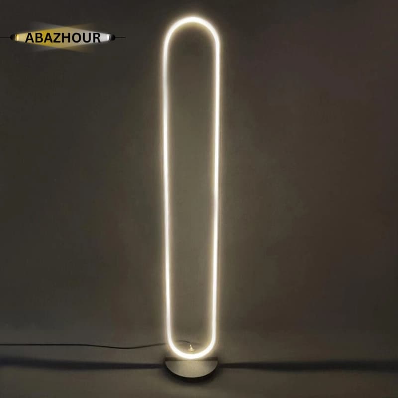 آباژور ایستاده مدرن LED مدل بیضی کد SM123 — تصویر ۹