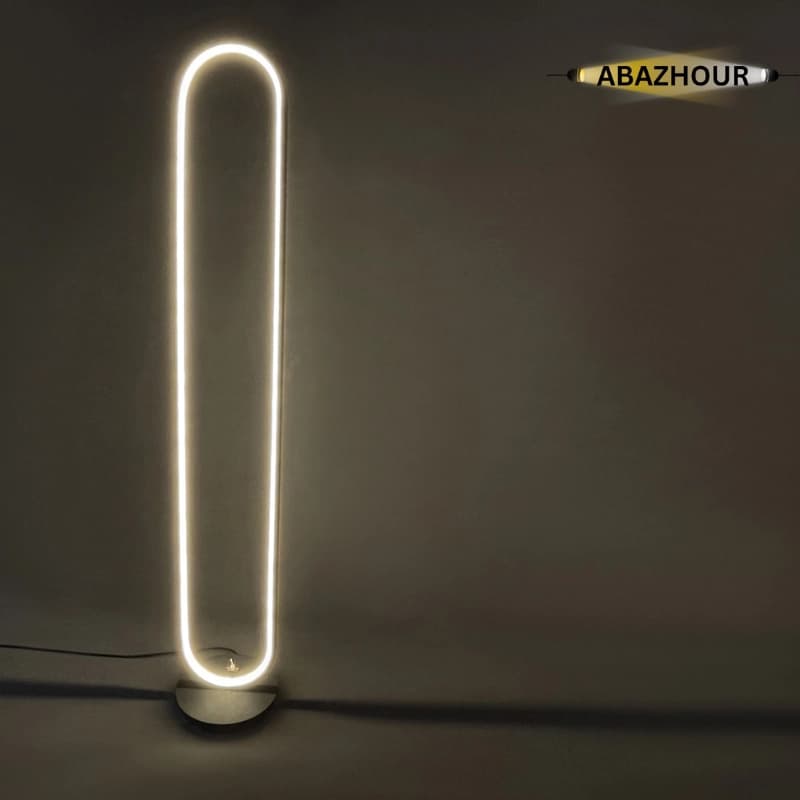 آباژور ایستاده مدرن LED مدل بیضی کد SM123 — تصویر ۱۰