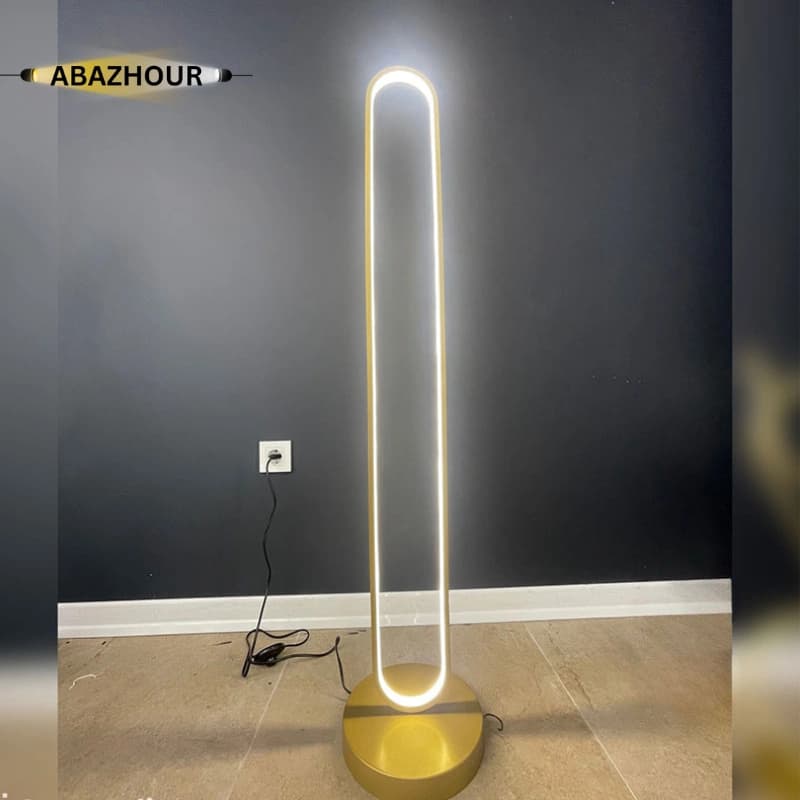 آباژور ایستاده مدرن LED مدل بیضی کد SM123 — تصویر ۱۱
