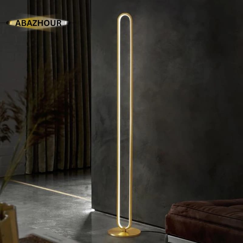آباژور ایستاده مدرن LED مدل بیضی کد SM123 — تصویر ۵