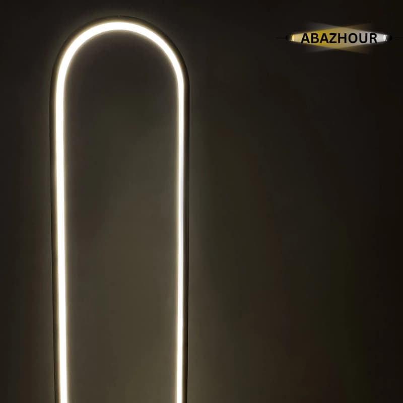 آباژور ایستاده مدرن LED مدل بیضی کد SM123 — تصویر ۶