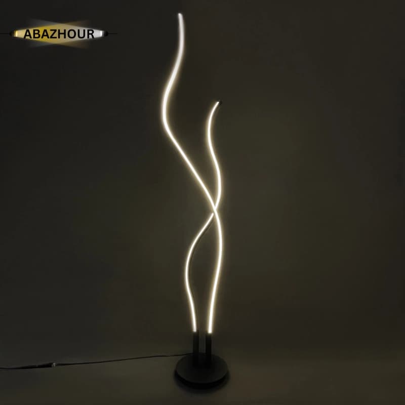 آباژور ایستاده مدرن LED دو شاخه ای کد SM126
