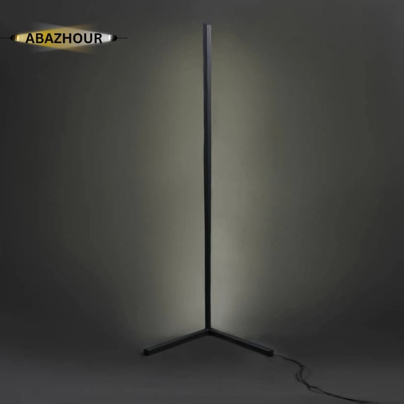 آباژور ایستاده مدرن LED مدل کرنر کد SM122 — تصویر ۳