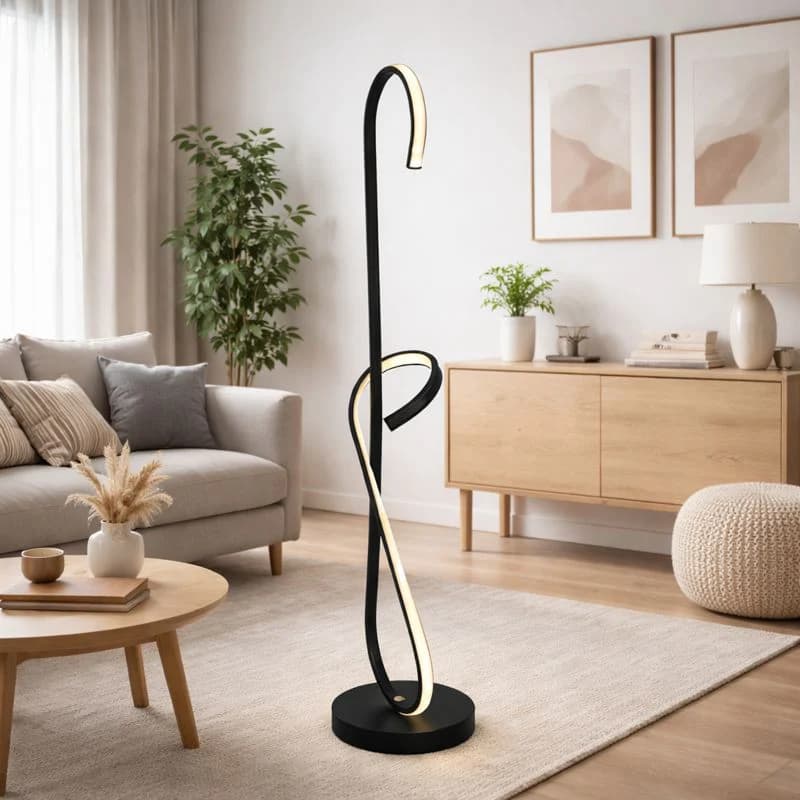 آباژور ایستاده مدرن LED طرح عصایی کد SM218 — تصویر ۴