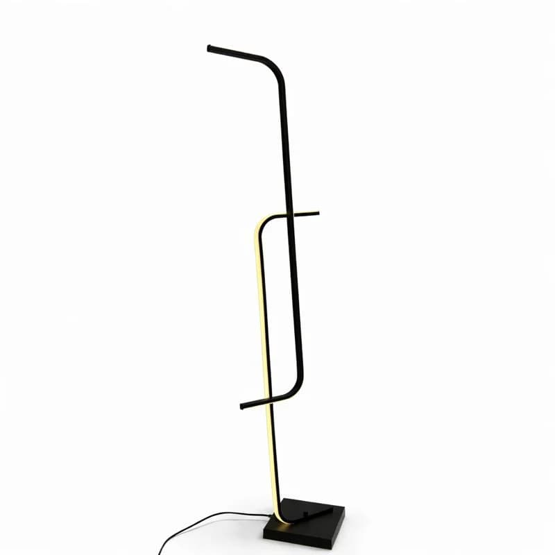 آباژور ایستاده مدرن LED مینیمال آلومینیومی کد SM216 — تصویر ۶