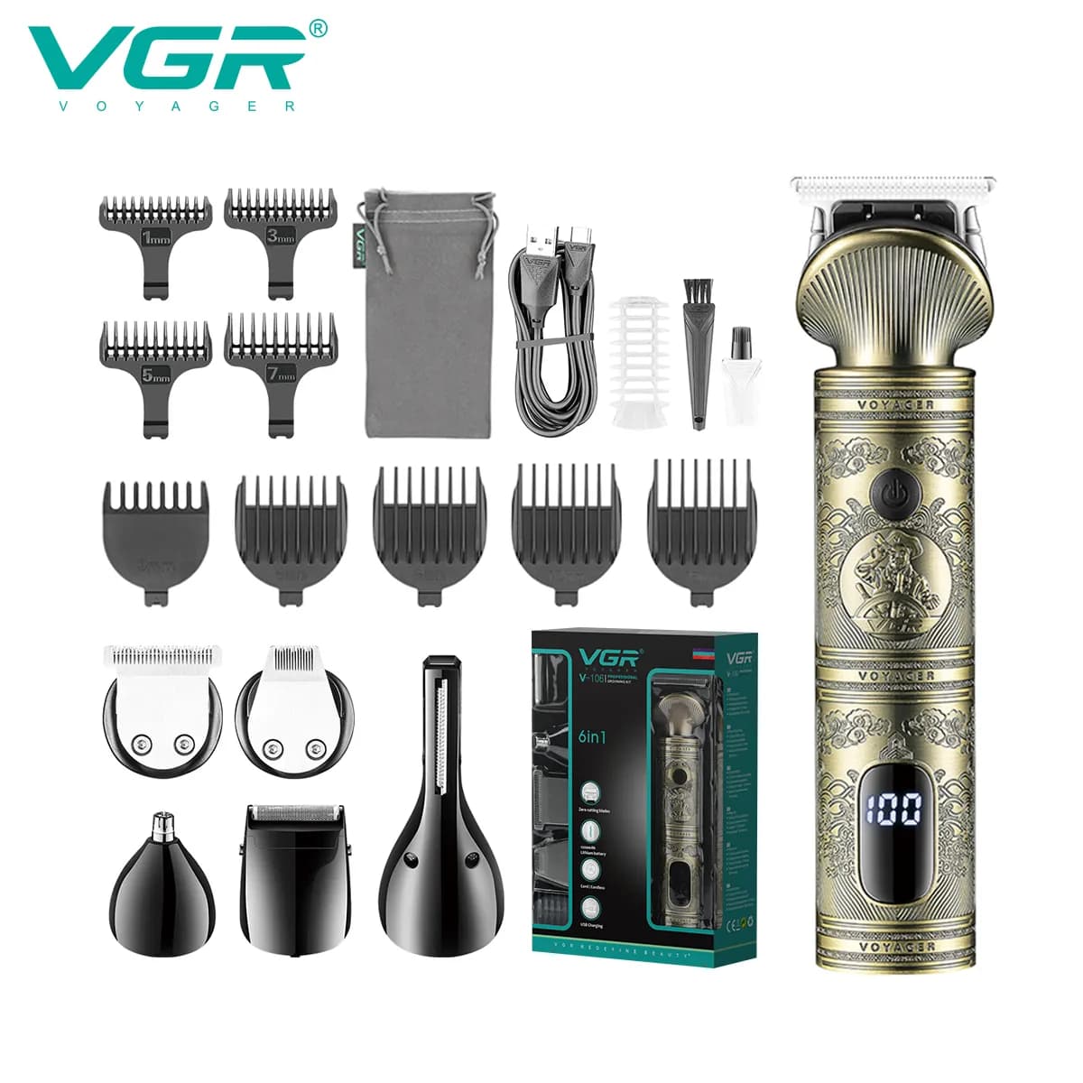 خط زن و صفر زن وی جی آر 6 کاره مدل VGR V 106 — تصویر ۶