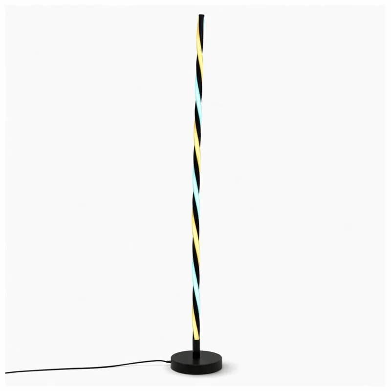 آباژور ایستاده مدرن LED طرح پیچی آلومینیومی کد SM213 — تصویر ۵