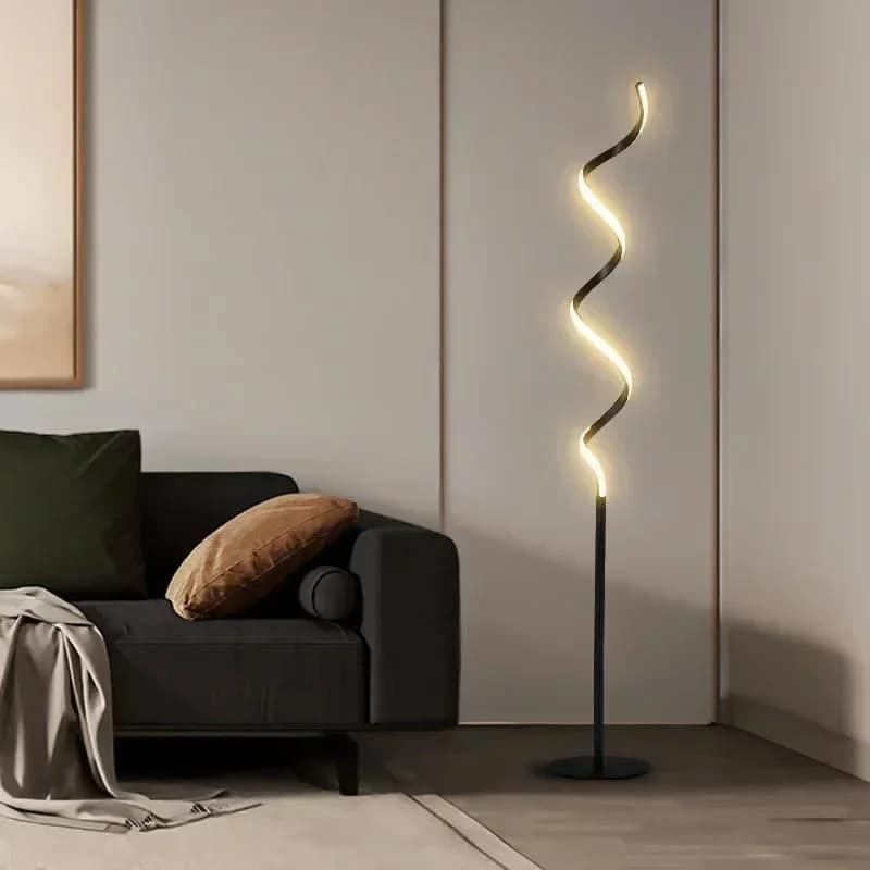 آباژور ایستاده مدرن LED مدل مارپیچ کد SM211