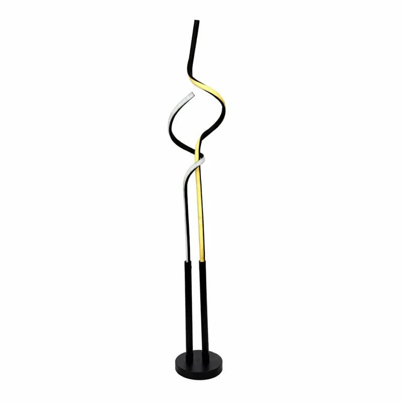 آباژور ایستاده مدرن LED دو خط منحنی کد SM209 — تصویر ۴