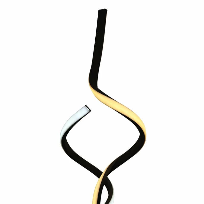 آباژور ایستاده مدرن LED دو خط منحنی کد SM209 — تصویر ۶