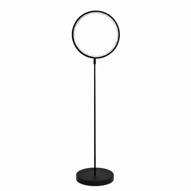 آباژور ایستاده مدرن طرح رینگ لایت کریستالی کد SM203 — تصویر ۲