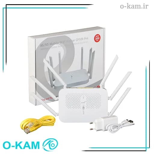 مودم سیم کارتی 6 آنتن 4G-Lte مدل CP109 Pro — تصویر ۵