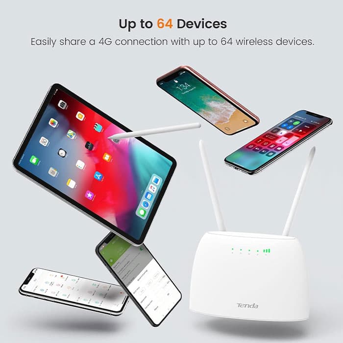 مودم روتر 4G LTE دوبانده AC1200 تندا 4G07 — تصویر ۱۱