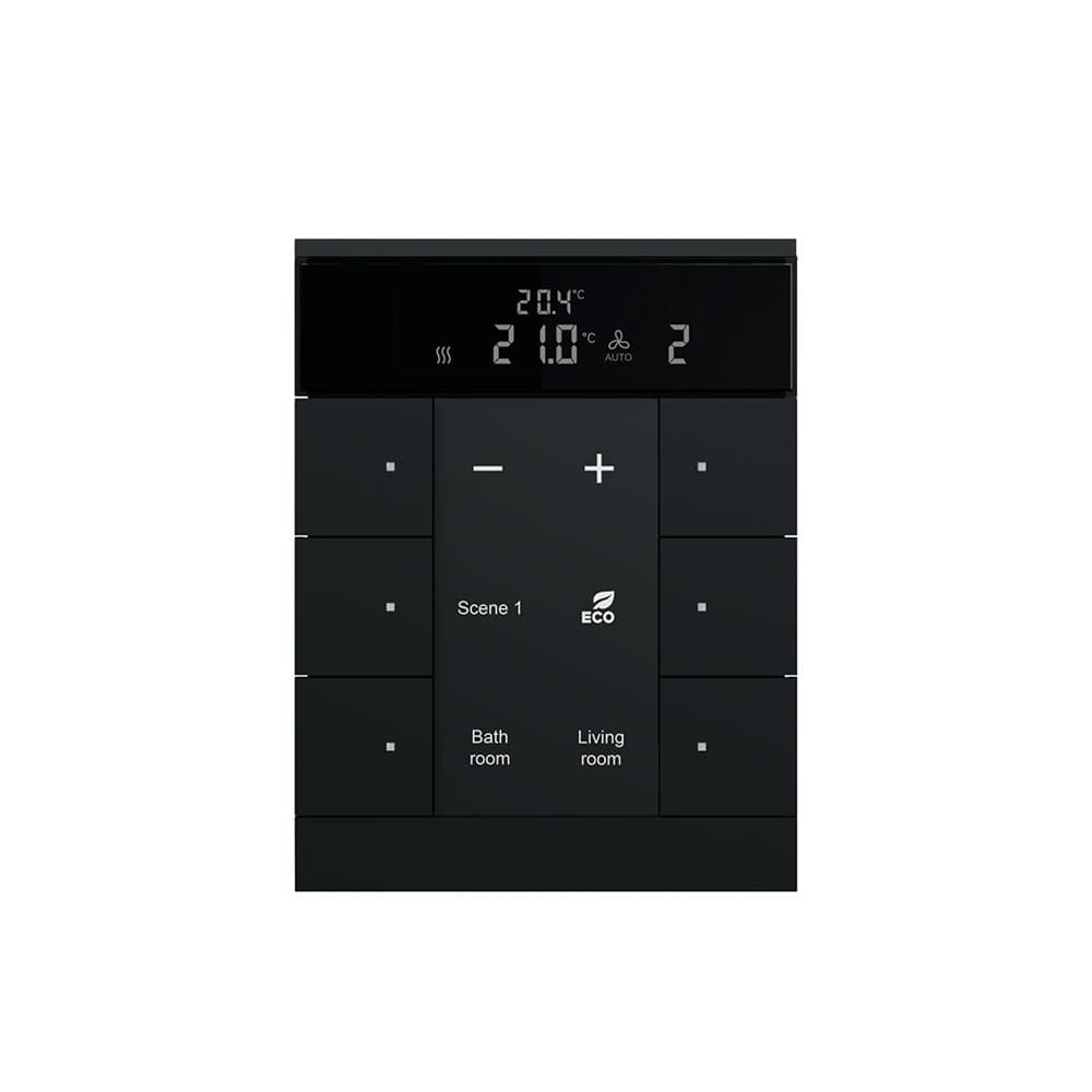 کلید هوشمند تنتون ۶ پل SLAVE مشکی کد SBS/U6.0.1-885