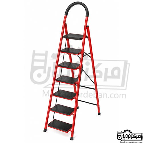 نردبان پله پهن خانگی 7 پله — تصویر ۲