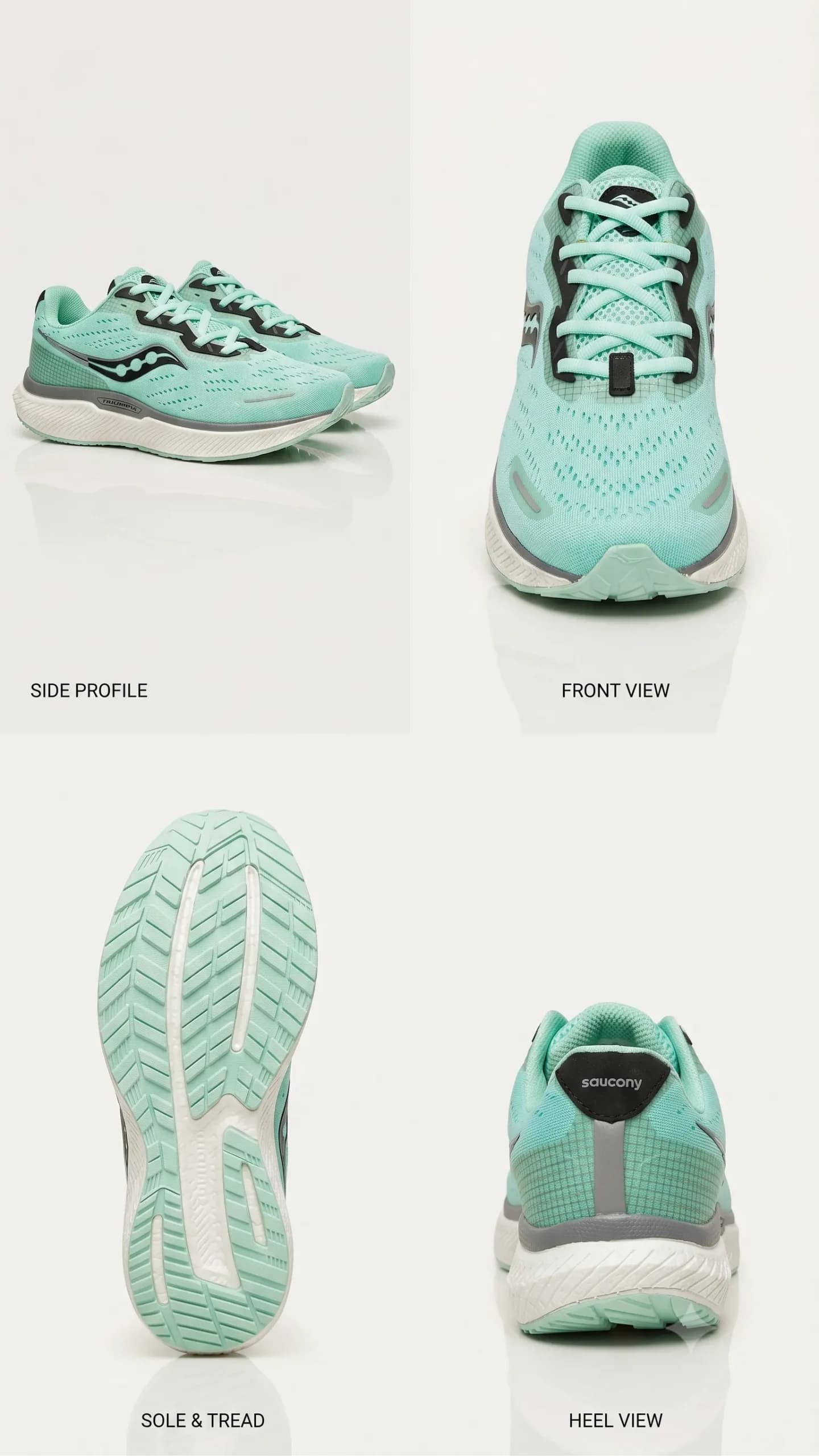 کفش رانینگ ساکنی تریامفل Saucony Triumph | سبز — تصویر ۸