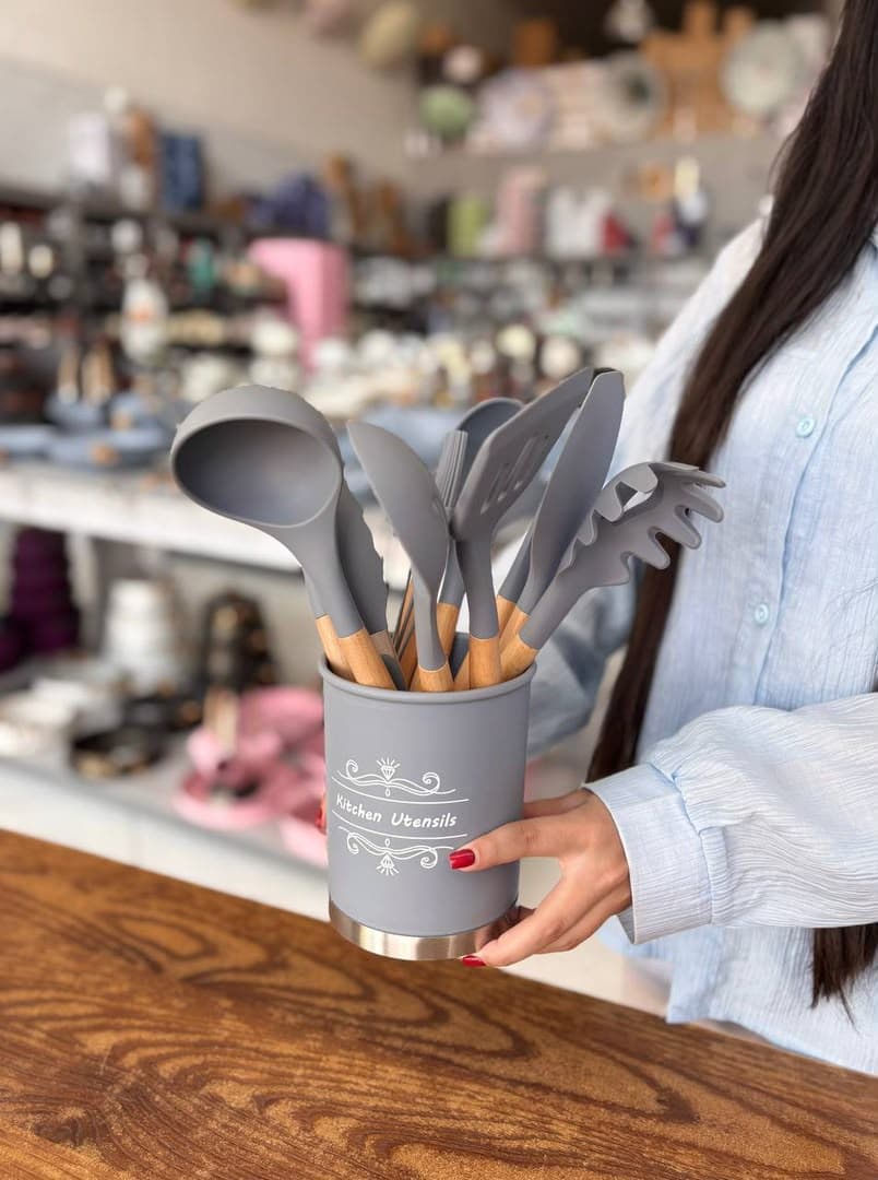 ست کامل ابزار اشپزخانه 12 پارچه Utensil Set محصول وارداتی