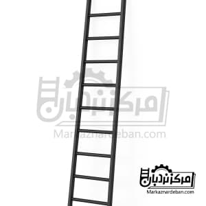نردبان مخابراتی آهنی 3 متری 11 پله یکطرفه ماندگار مدل پارس
