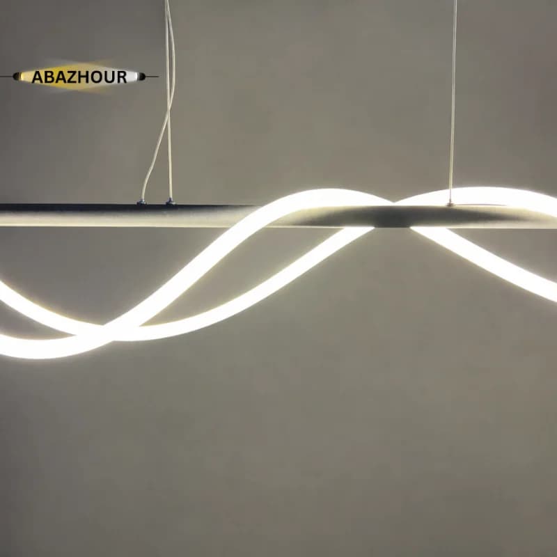 لوستر خطی مدرن LED با بدنه آلومینیوم کد CM434 — تصویر ۱۰