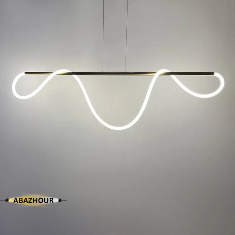 لوستر خطی مدرن LED طول 150 سانتی کد CM430 — تصویر ۸